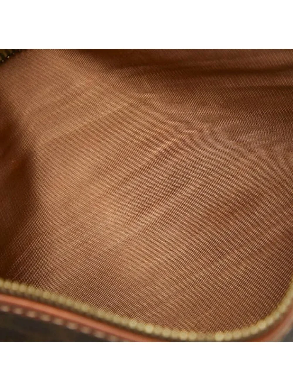 Celine Macadam Clutch Brown Leather
